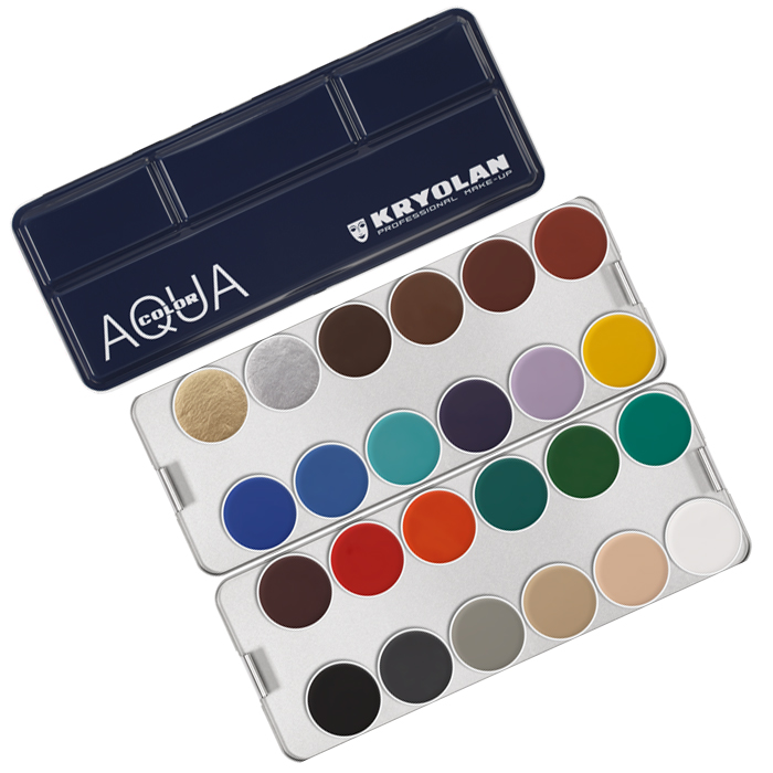 Kryolan Aquacolor Palette 24 Colors