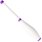 Balta/Violetinė